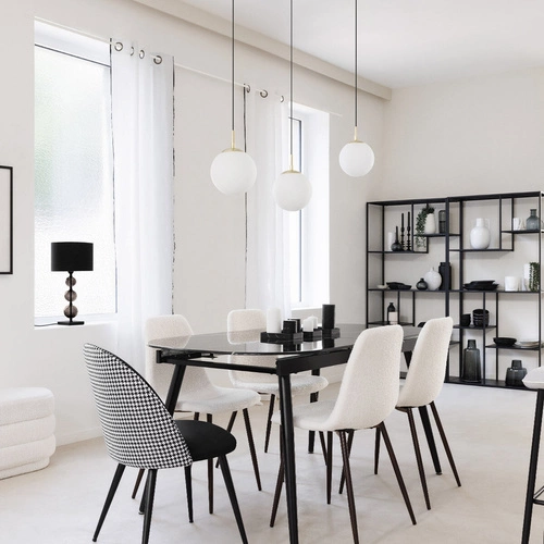 Lampa wisząca kula Dris szklana złota do salonu i sypialni Atmosphera 20 cm