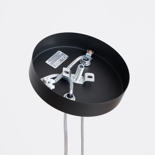 Lampa sufitowa LAGOS 2P czarna nowoczesna do salonu i kuchni 2-punktowa