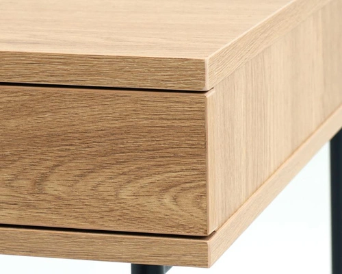 Biurko Pensacola loft dąb z szufladą 120x60 do pracy i do biura