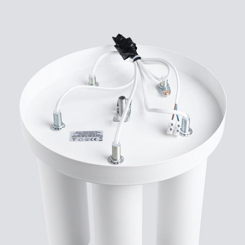 Plafon sufitowy nowoczesny biały LAGOS 5P SOLLUX do salonu, sypialni i przedpokoju