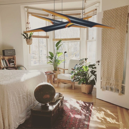 Nowoczesna lampa wisząca BLACK TUBE czarno złota 100 cm do salonu i nad stół