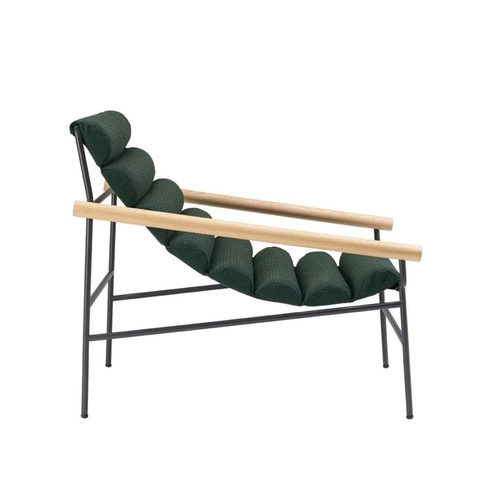 Fotel wypoczynkowy Dress_Code Fashion do salonu nowoczesny z tkaniny glamour zdejmowany pokrowiec