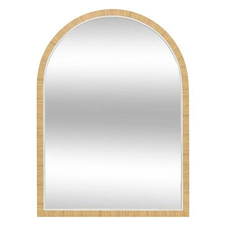 Lustro ścienne Thea 55x75 cm jasny brąz