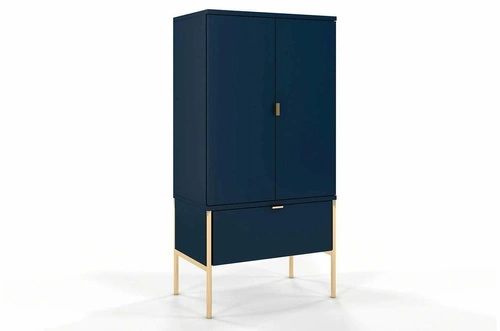 Komoda wysoka Polka Navy Blue