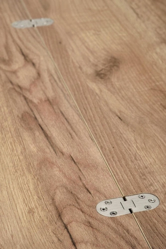 Stół rozkładany do jadalni Nalma Intesi 80–160 cm nowoczesny dąb naturalny kwadratowy