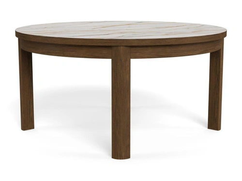 Stolik kawowy Southampton Actona okrągły nowoczesny kremowy do salonu