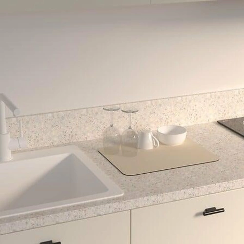 Mata do suszenia naczyń 40x30 cm beżowa