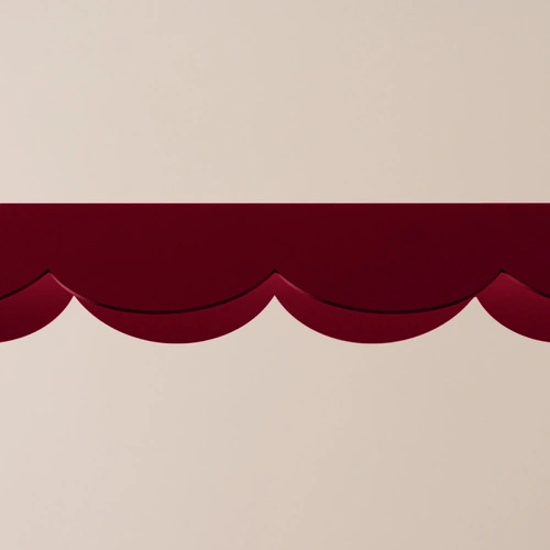 Lampa wisząca LED BISCUIT burgund nad stół nowoczesna do salonu