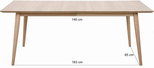 Stół rozkładany do jadalni Century Actona dąb naturalny nowoczesny drewniany blat 200 cm