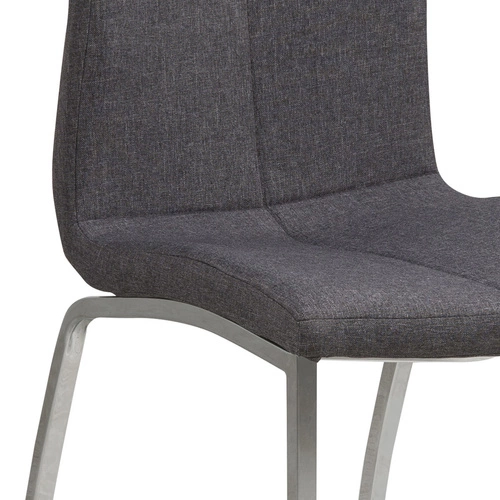 Krzesło Asama szare tapicerowane