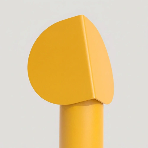Lampa biurkowa LED BISCUIT żółta nowoczesna na biurko do salonu
