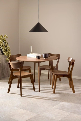 Actona Roxby krzesło drewniane do jadalni orzech nowoczesne