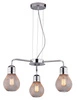 Lampa wisząca Gliva 3x60W E27 chrom (bez żarówek)  a60 (mm)