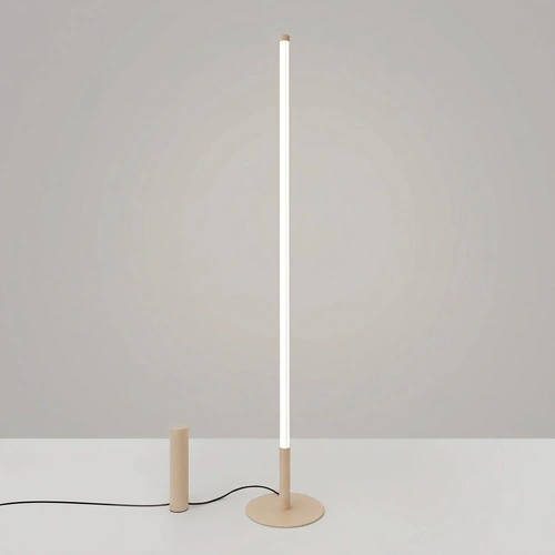 TRANG lampa stojąca do salonu beżowa nowoczesna LED 4000K