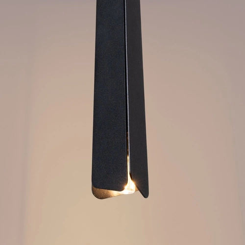 Lampa wisząca PRYSM 3L czarna skandynawska 3-punktowa do salonu, nad stół lub wyspę