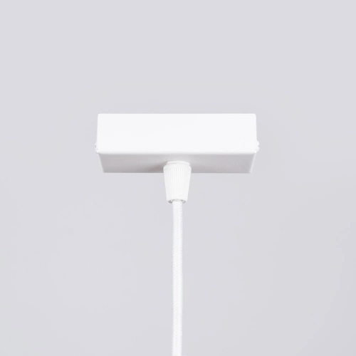 Nowoczesna lampa wisząca SPARK biała regulowana do salonu, kuchni lub nad wyspę 100 cm