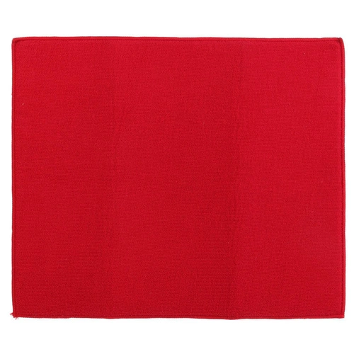 Intesi mikrofibrowa mata do suszenia naczyń czerwona na blat kuchenny kompaktowa 48x40 cm