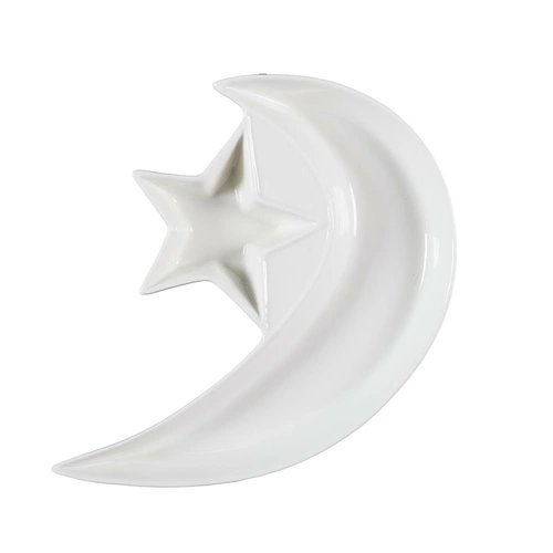 Zestaw 9 naczyń do serwowania Starry Night biały