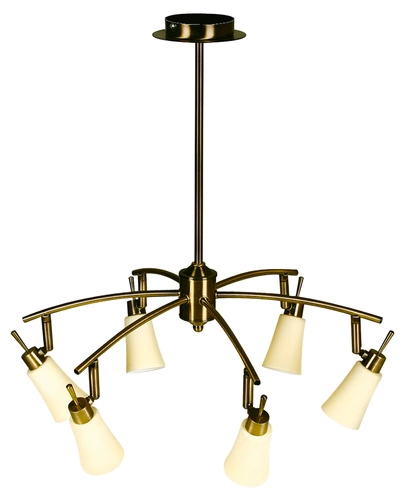 Lampa wisząca Kroton 6x40W G9 patyna