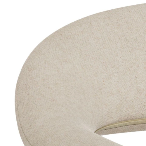 Krzesło tapicerowane Vivi Actona do jadalni z podłokietnikami beżowe