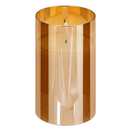 Zestaw 3 świec LED Sena bursztynowe