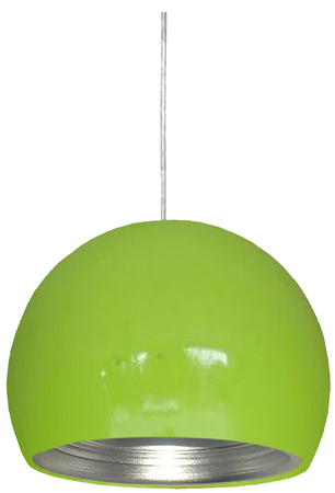 Lampa wisząca Pictor 25 1x60W E27  zielony/srebrny odbłyśnik