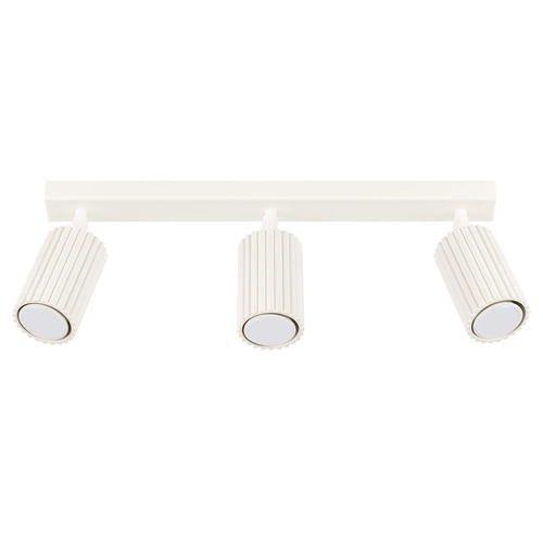 Plafon sufitowy KARBON 3L beżowy do salonu i sypialni minimalistyczny ruchomy glamour