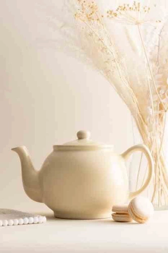 Price&Kensington kremowy imbryk ceramiczny 1,1l do parzenia herbaty do kuchni i salonu