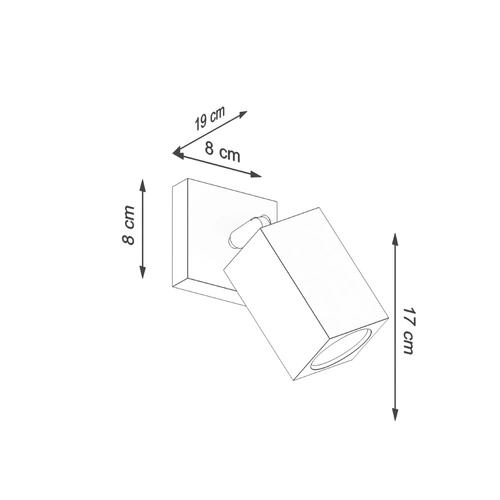 Kinkiet ścienny drewniany KEKE dąb nowoczesny do salonu i sypialni Sollux Lighting