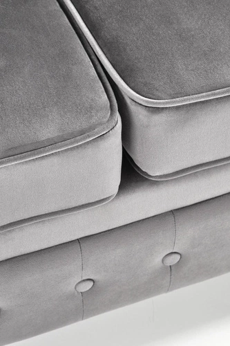 Sofa Dassion welwet szara