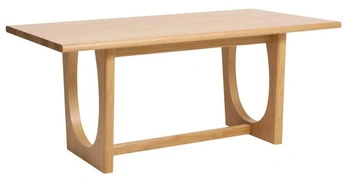 Stół rozkładany do jadalni Flow 180x95 cm z drewna dębowego