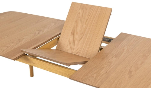 Stół rozkładany Montreux dąb naturalny nowoczesny do jadalni i kuchni 180-219x90 cm Actona