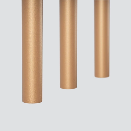 Lampa wisząca Pastelo 3L złota nowoczesna do salonu i jadalni metalowa 3-punktowa