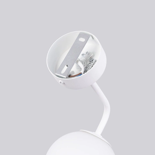 Kinkiet ścienny ASTRAL 1 biały nowoczesny szklany do salonu i sypialni SOLLUX LIGHTING