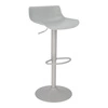 Hoker Simplet Bar One szary mat obrotowy regulowany nowoczesny do kuchni bez oparcia