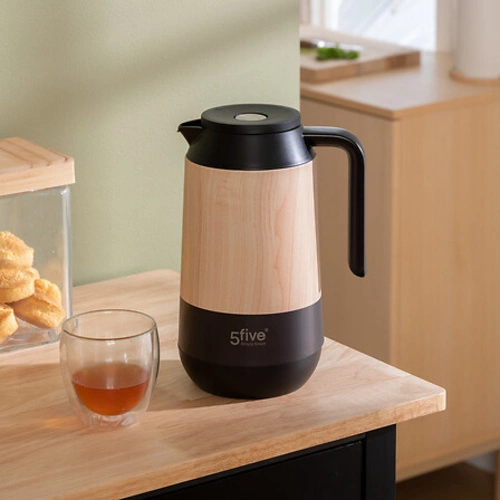 Dzbanek termos ze stali nierdzewnej Wood 1L