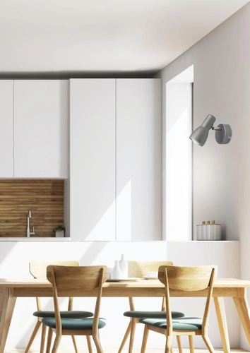 Kinkiet ścienny Picardo srebrny metalowy nowoczesny regulowany do salonu i sypialni CANDELLUX