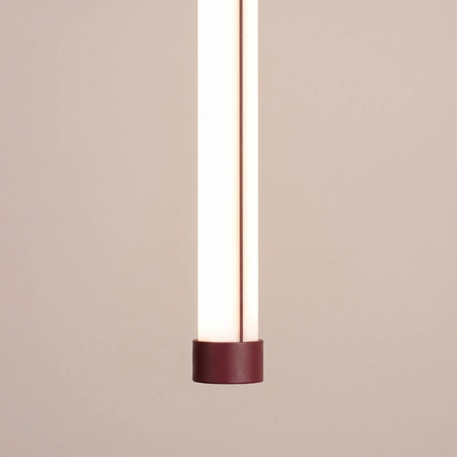 Lampa wisząca TRANG 100 LED burgund nowoczesna nad wyspę