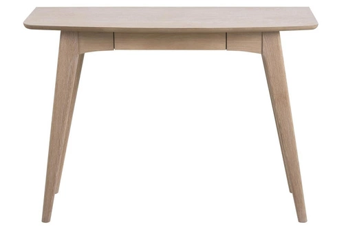 Biurko Woodstock skandynawskie drewniane z szufladą do pracy nowoczesne 105 cm