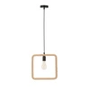 Lampa wisząca Quadro czarny+beżowy 1x40W  E27