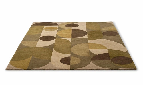 Dywan nowoczesny wełniany Decor Cosmo Greens 200x280 zielony do salonu i sypialni