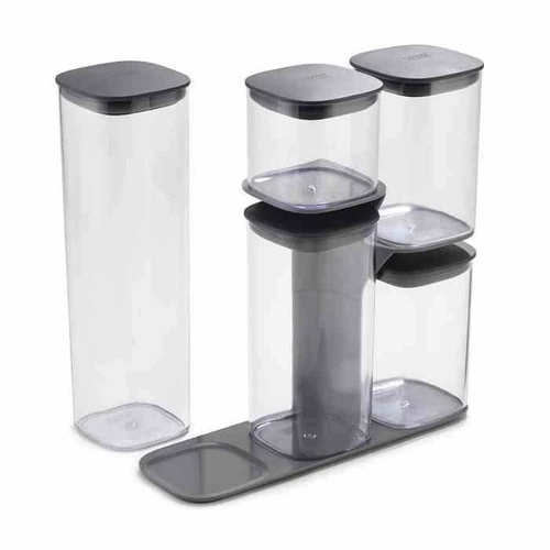 Zestaw 5 pojemników JJ czarny