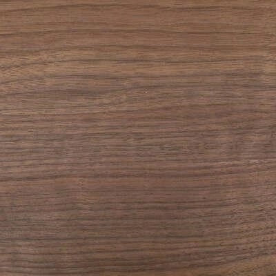 Stolik kawowy Kemi okrągły drewniany orzech 63 cm nowoczesny z półką do salonu Atmosphera