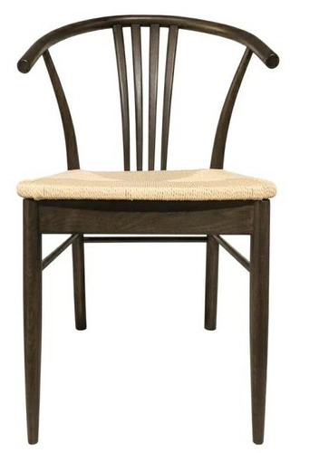 Krzesło drewniane York Actona do jadalni i kuchni boho z podłokietnikami, dąb naturalny