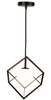 Lampa Wisząca Weert 150 czarny, złoty