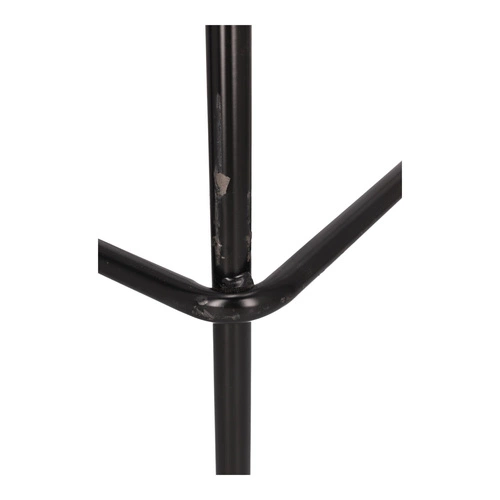 Stołek barowy Grego czarny 75 cm OUTLET