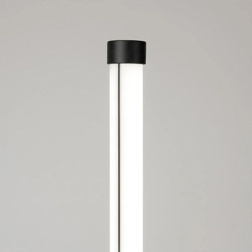 Lampa stojąca do salonu TRANG czarna nowoczesna LED 150 cm