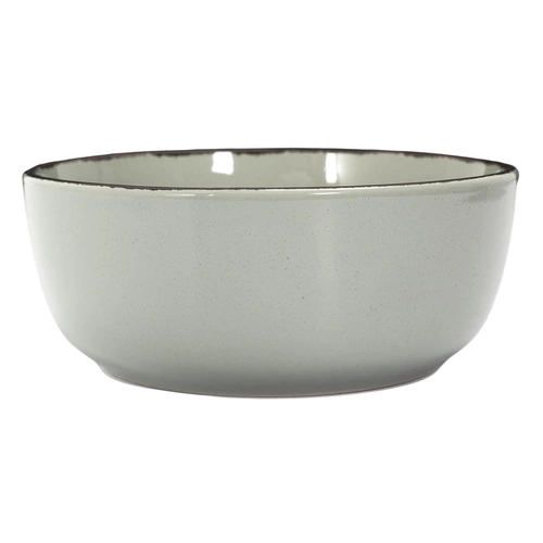 Nowoczesny zestaw obiadowy Temp na 4 osoby zielony ceramiczny do jadalni