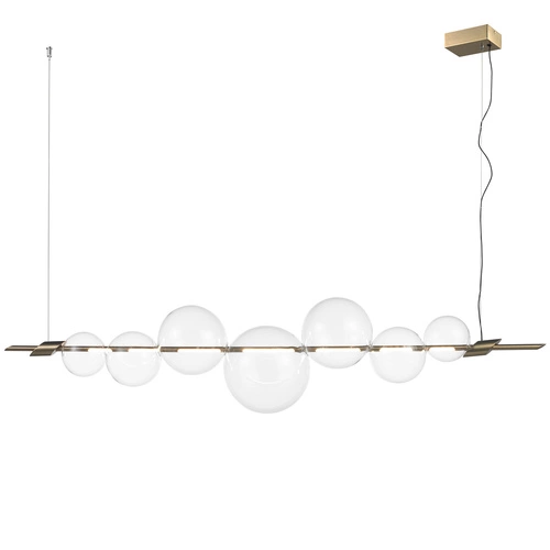 Lampa wisząca AMORE złota 153 cm