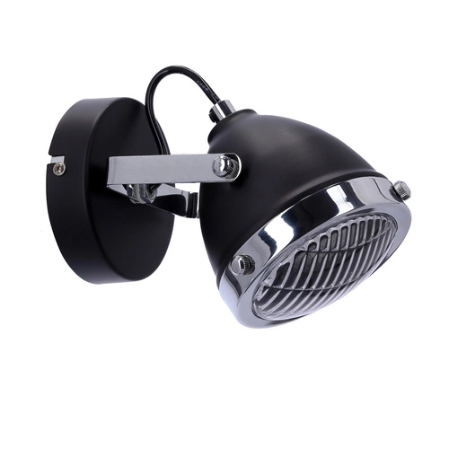 Kinkiet Crazy lampa czarny 1x15W GU10  klosz bezbarwny